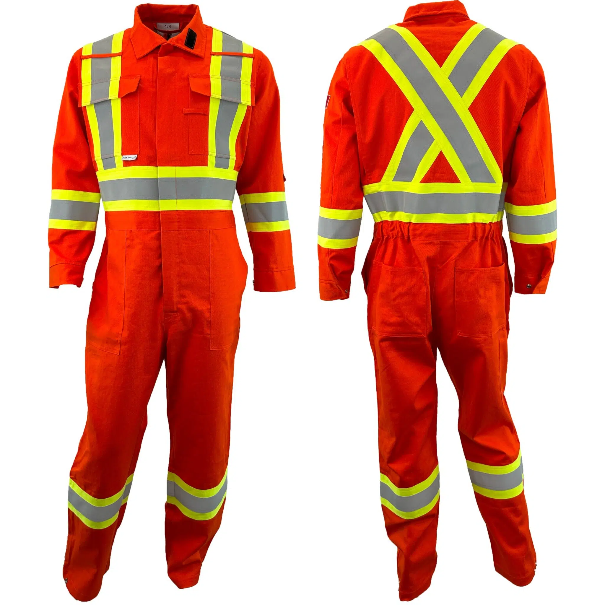 Flame-resistant coverall
