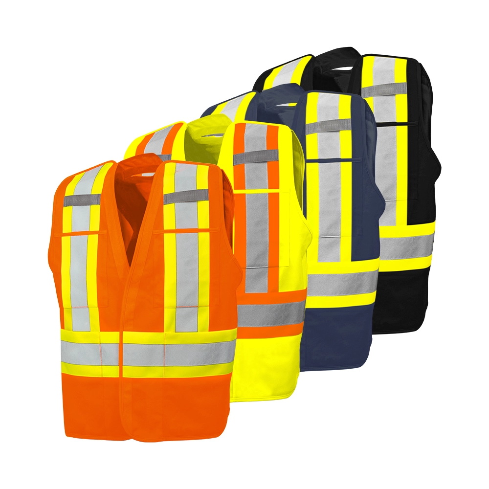orange traffic vest